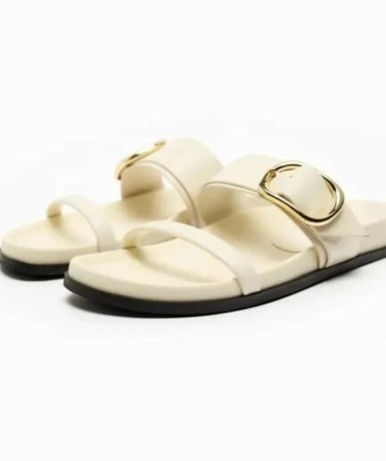Hermes Sandals White Slippers For Women