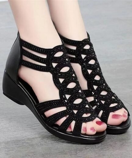 Soft Leather Roman Sandals For Women